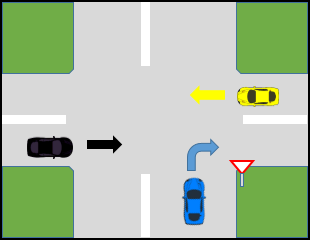 آزمون آنلاین آیین نامه راهنمایی و رانندگی - علائم راهنمایی و رانندگی