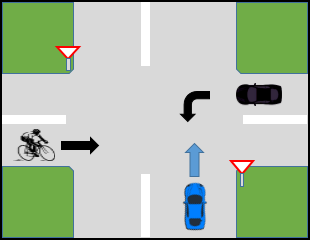آزمون آنلاین آیین نامه راهنمایی و رانندگی - علائم راهنمایی و رانندگی