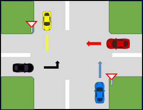 آزمون آنلاین آیین نامه راهنمایی و رانندگی - علائم راهنمایی و رانندگی