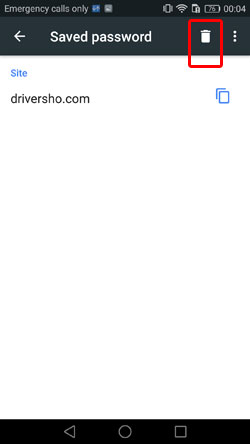 حذف سایت ها از لیست سیاه ذخیره نکردن رمزهای عبور